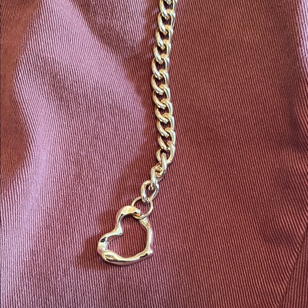 Zara Gold Chain Heart Belt - Picture 2 of 5